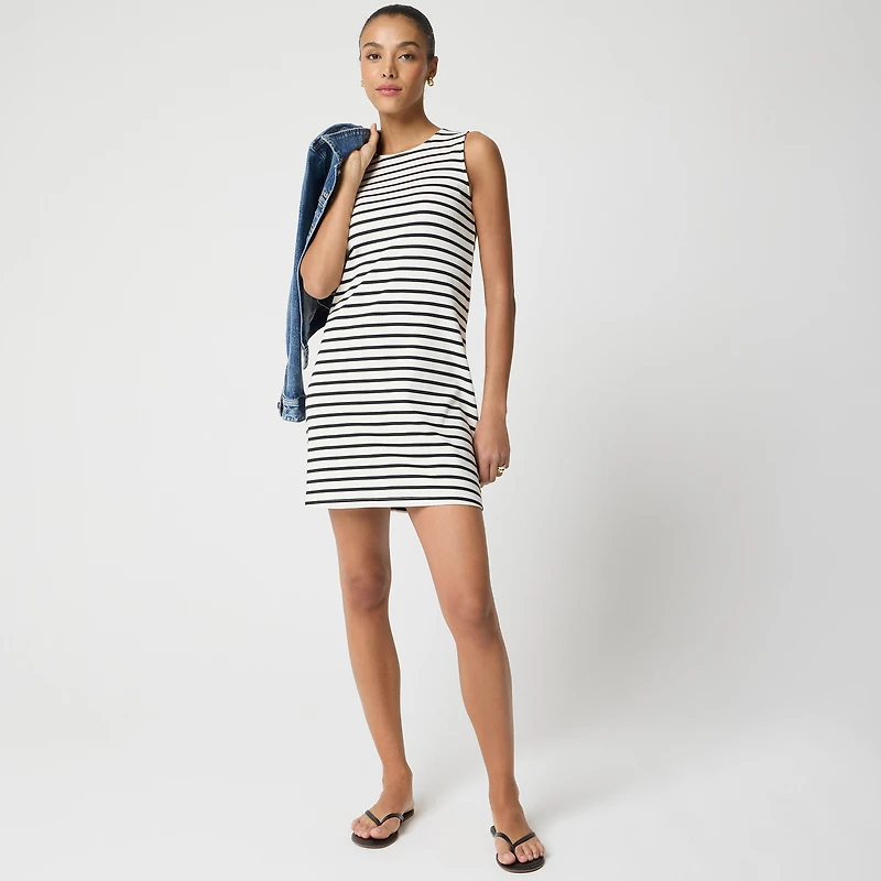 Striped Essential knit tank dress