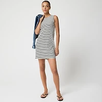 Striped Essential knit tank dress