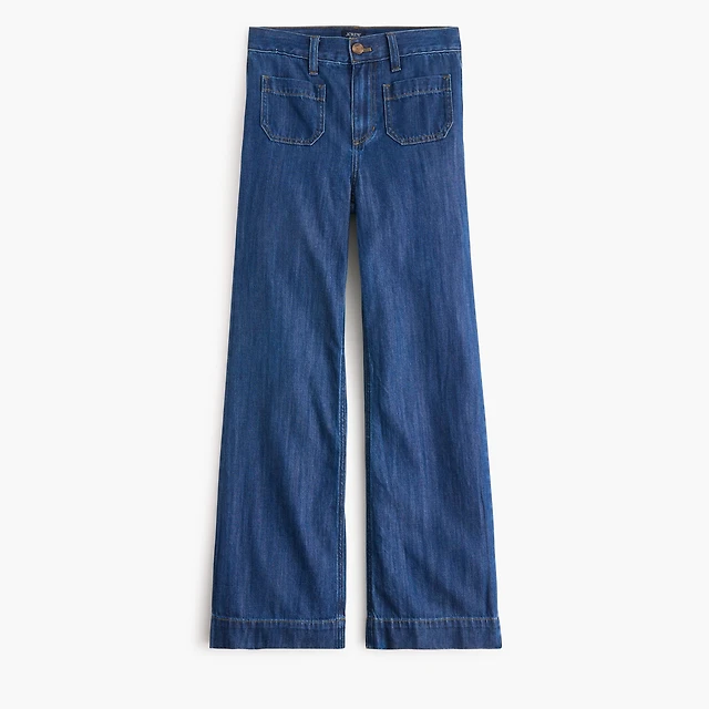 Light-feel Lizzie wide-leg jean