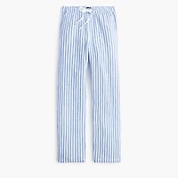 Petite double-gauze drawstring pant