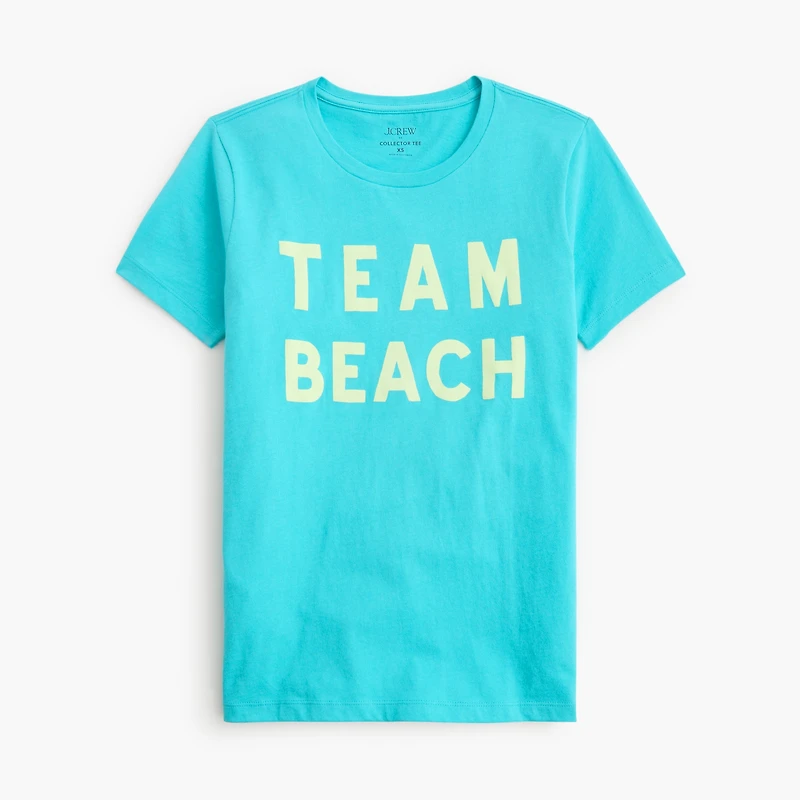 "Team beach" graphic tee