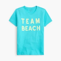 "Team beach" graphic tee