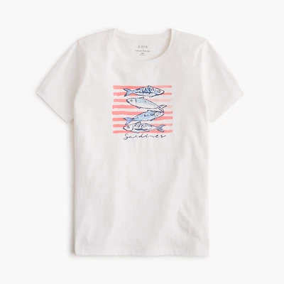 Sardines graphic tee