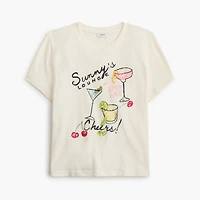 "Sunny's lounge" graphic tee
