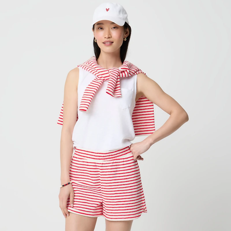 Jacquard striped short
