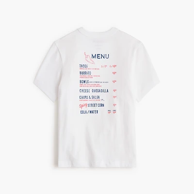 Boys' taco menu graphic tee