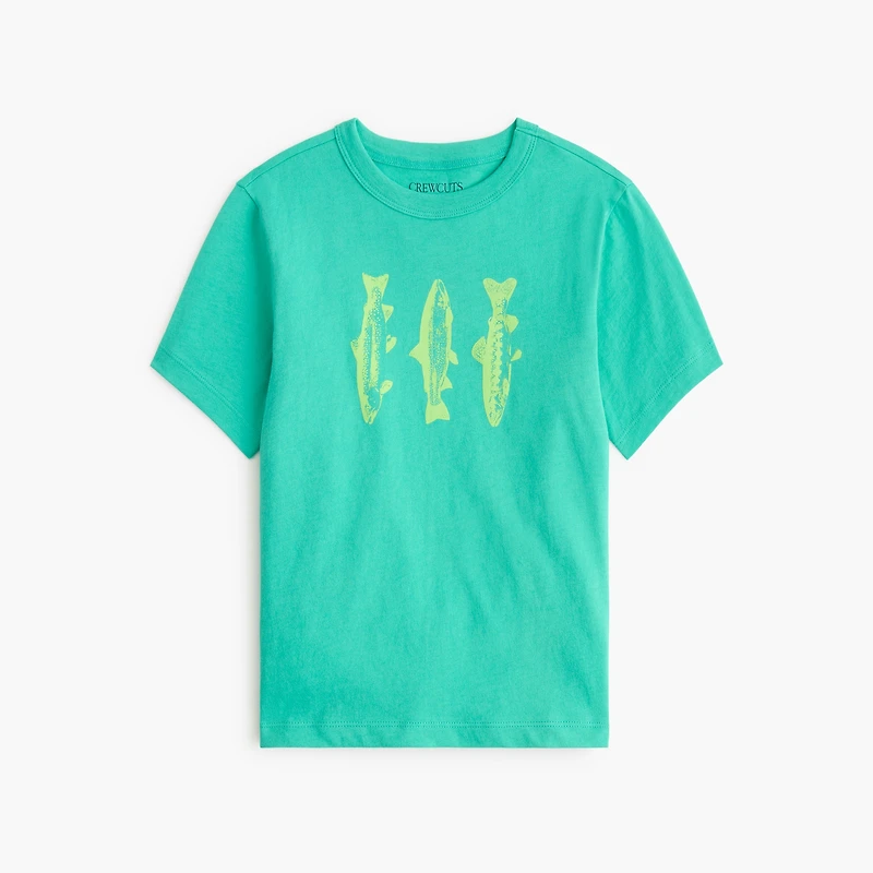 Boys' fish graphic tee
