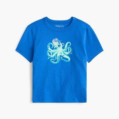 Boys' octopus graphic tee