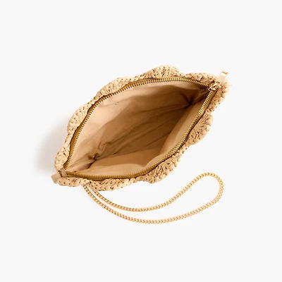 Woven shell clutch
