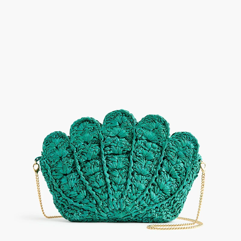 Woven shell clutch