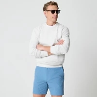 Waffle-knit crewneck sweatshirt