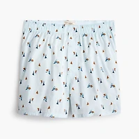 Shark eating pizza boxers