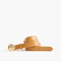 Shell buckle belt