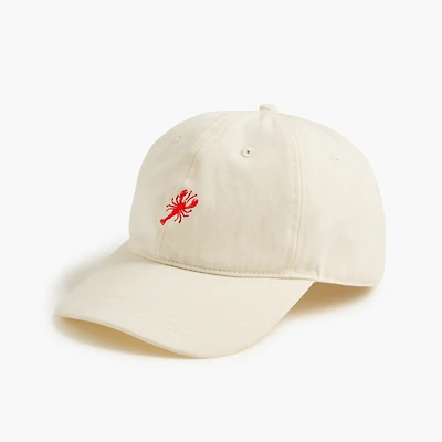 Bandana lobster embroidered baseball hat