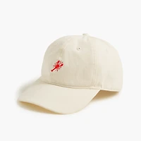 Bandana lobster embroidered baseball hat