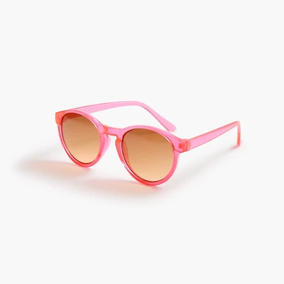 Girls' ombré round sunglasses