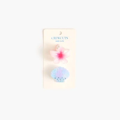Girls' tropical hair clips two-pack