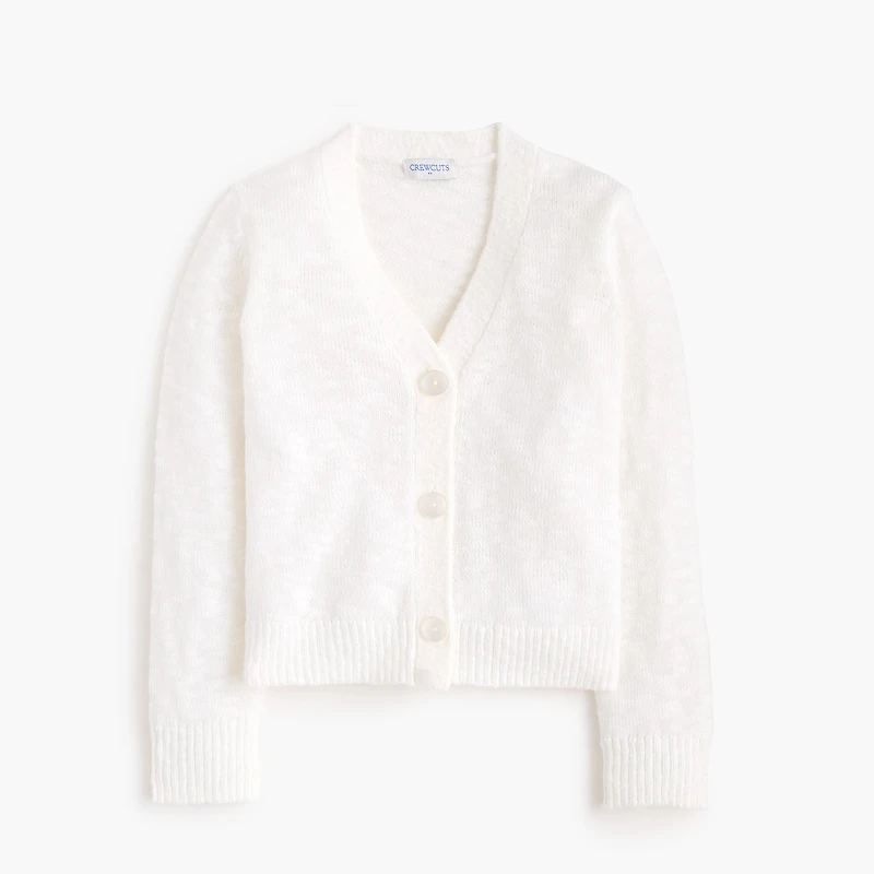 Girls' beach cardigan sweater