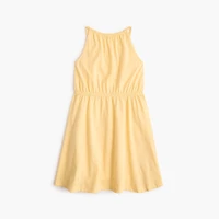 Girls' knit tropical flowers dress