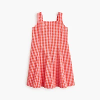 Girls' gingham mini dress