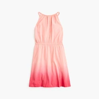 Girls' knit ombré dress