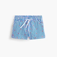 Girls' knit stars and stripes short
