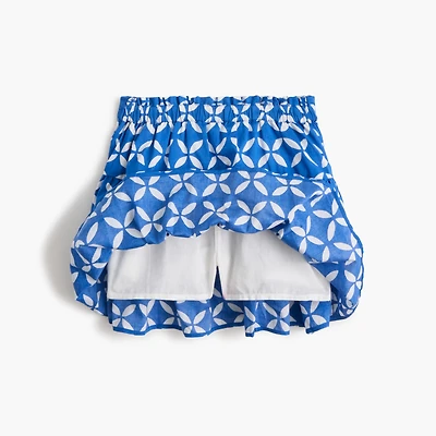 Girls' ruffle skort
