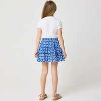 Girls' ruffle skort