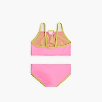 Girls' heart cutout two-piece bikini set