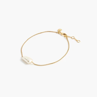 Pearl pendant anklet