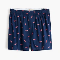 Classic red car woven boxers