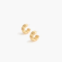 Two-tone woven earrings