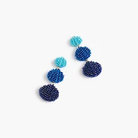Beaded seashell earrings