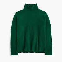 Mockneck sweater extra-soft yarn