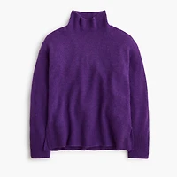Mockneck sweater extra-soft yarn