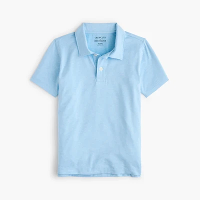 Boys' performance polo shirt