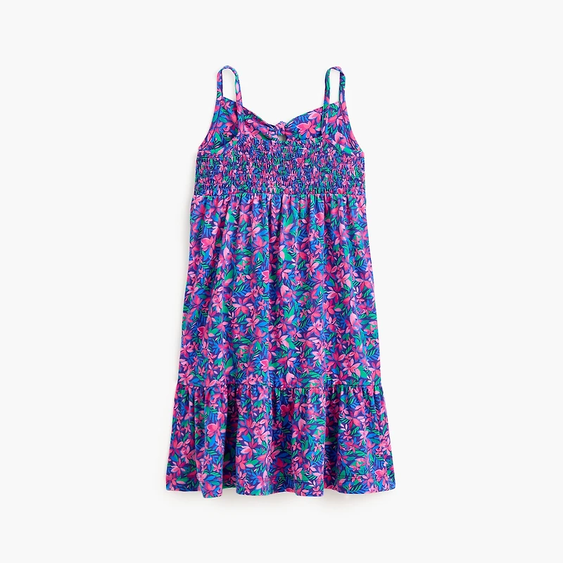Girls' tropical dress