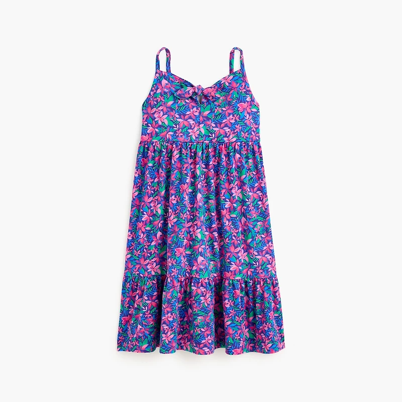 Girls' tropical dress