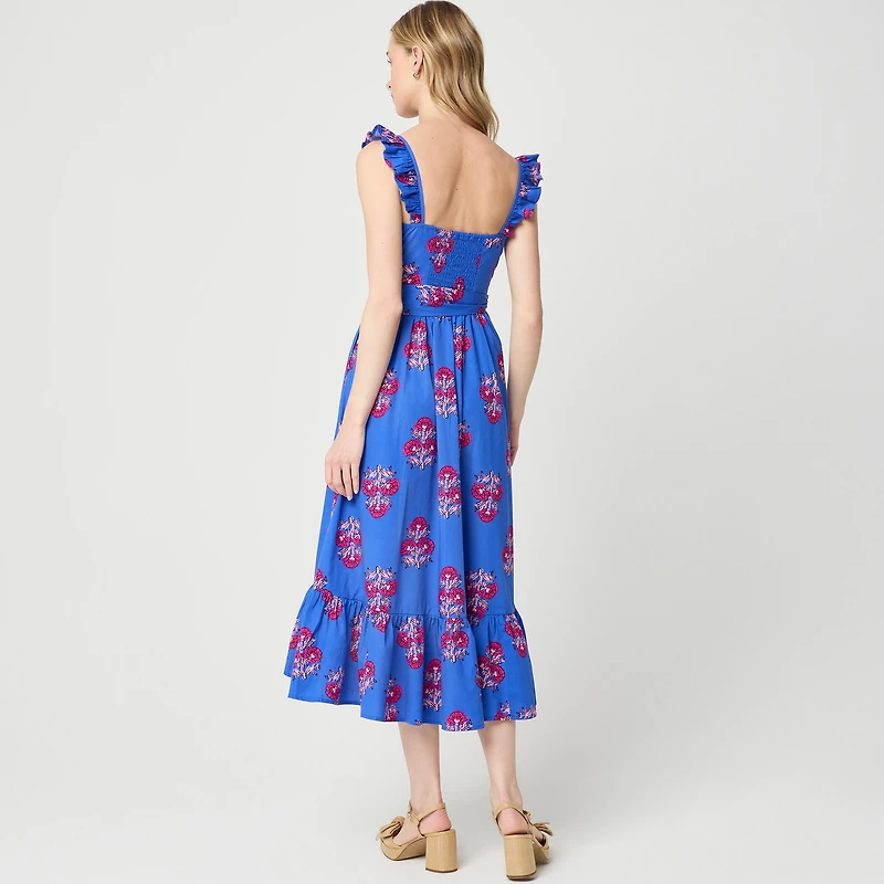 Tie-waist wrap dress