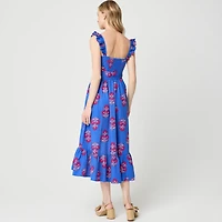 Tie-waist wrap dress