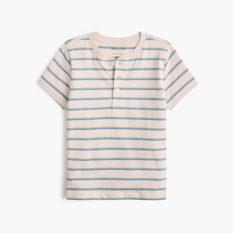 Boys' striped henley