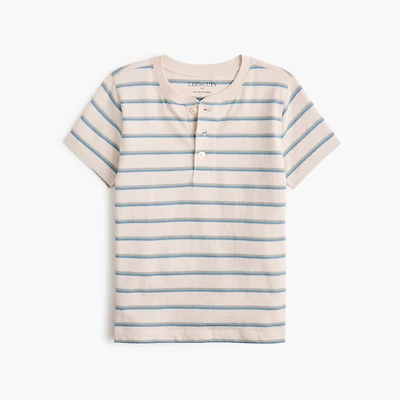 Boys' striped henley