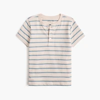 Boys' striped henley