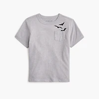 Boys' bat-pocket graphic tee