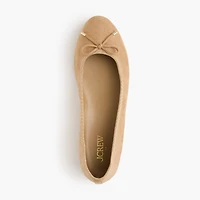 Sueded flex ballet flats