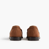 Sueded flex penny loafers