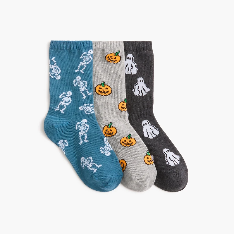 Boys' Halloween socks three-pack