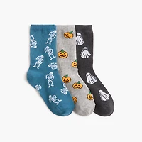 Boys' Halloween socks three-pack