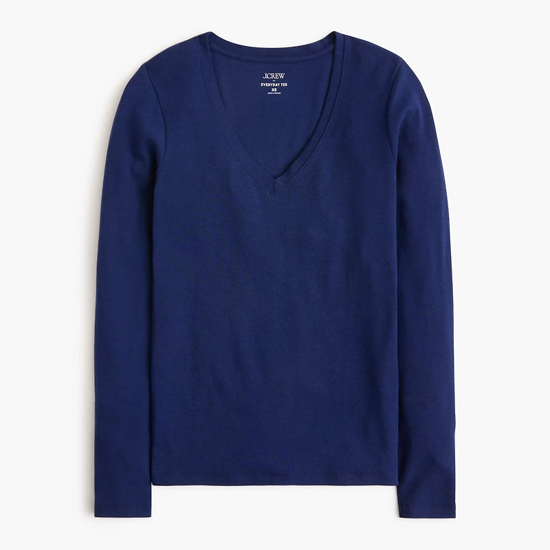 Long-sleeve Everyday V-neck tee