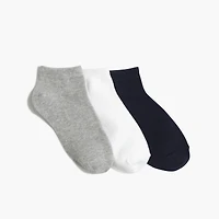 Kids' ankle socks three-pack
